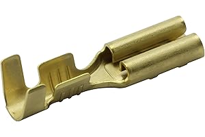 ELECTRO DH Terminales faston 2,8mm Hembra para Cable de 0,50-1,5 mm² (100 Unidades)