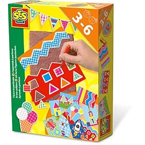 SES Creative- Aprendo a perforar SES, 3 años a 13 años, Multicolor (14836)