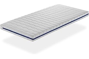 DORMISSIMO Matelas Bébé Baby Star 90x180 Epaisseur 11 CM - Noyau en Mousse perforée