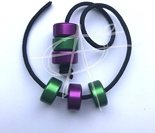 Genuine, Authentic AroundSquare Begleri // Hydra Aluminium Begleri (Purple / Green)