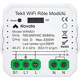 Novato Tuya Compatible Single Wifi Smart Key (10A - 220V Relay) - Single Output, Key Input, Google Assistant, Alexa Supported