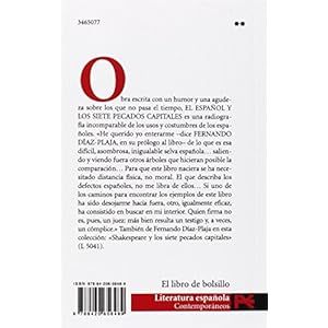 El espanol y los siete pecados capitales (El Libro De Bolsillo - Literatura)