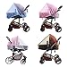 Produktbild Mückennetz für Kinderwagen, Träger, Autositze, Kinderbett Baby Mückenabdeckung, robust, tragbar, Mückennetz, 1 Stück, zufällige Farbe