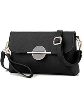 AILEESE Freizeit Mode Leder Frauen Kleine Schulranzen Schultertaschen Handtasche Messenger Umhängetasche