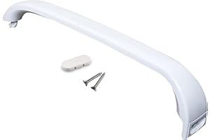 ALGOMAS® Tirador Frigorífico Compatible Bosch | Código 369542 | Incluye Embellecedores y Tornillos | 30cm (1)