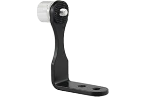 QICBIUD Uniwersalny adapter lornetkowy, metalowy adapter do lornetki statywu adapter uchwyt montażowy - do podłączenia lornetki do statywu, gniazdo 1/10.2 cm"-20 gniazdo/gwint