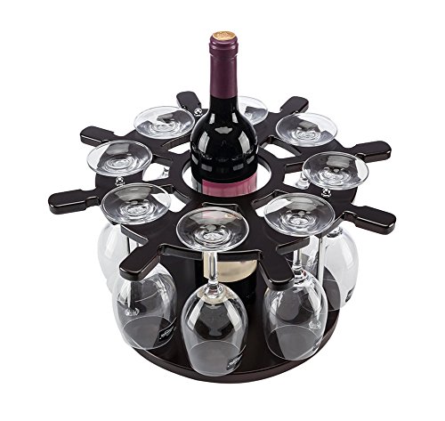 Preisvergleich Produktbild HJHY® Weinregal Holz Weinregal Continental Weinglasregal Kreativität Getränkehalter Haushalt Weinregal Einfache Flaschenregal Länge 38 × Breite 38 × Höhe 20 cm Boutique / Maison / Bar