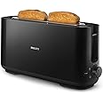 Philips HD2590/90 Daily Bread Toad, 1 Extra Long Slot, Heat Button
