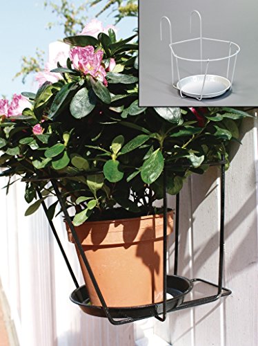 Preisvergleich Produktbild Brema BL-TOPFHALTER Haken-Blumentopfhalter,Classic' 123667 Schwarz 22cm 123667v