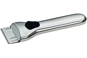 kela 19248 Vision Grattoir à Plaques Vitro Céramique Acier Inoxydable Argent 13,5 x 4,5 x 2 cm