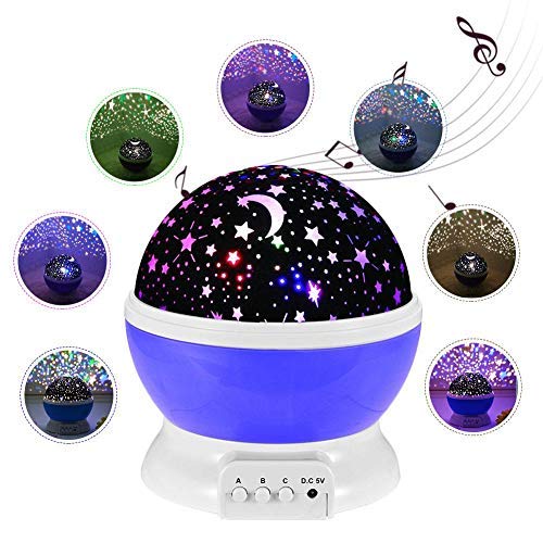 Queenhome Sternenlicht Nachtlicht Baby Nachttischlampe Nachthimmel Dekoration Schlafzimmer Party Hochzeit Hochzeit Weihnachten Mehrfarben Kinder