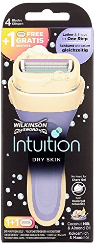 Wilkinson Sword Intuition Dry Skin Rasierer Starterset mit 2 Klingen