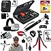 Produktbild Xtech® Ideal 21 Piece Accessory Kit for GoPro HERO4 Hero 4 Digital Camera Includes Head Strap Mount, 16GB High Speed Memory Card + High Capacity AHDBT-401 Battery + Quick Dual Charger + 12” inch Highly Flexible Tripod + Custom Large size Case, Hand Held Monopod + Floating Foam Strap + Remote Wrist Strap + Gold plated HDMI Cable + Universal Card Reader + Mini Table Tripod + Ultra Fine HeroFiber Cleaning Cloth