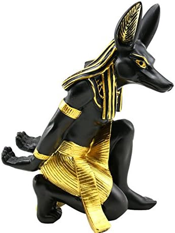 WSZYD Anubis wine rack wine rack wine rack Anubis wine rack European fashion creative wine rack wine bar Egyptian crafts decoration living room bedroom entrance kitchen office bar KTV 18x13x8cm