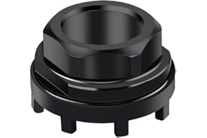 AEUZWR 8 Dientes Lockring Tool, Herramienta de Pedalier, Herramienta de Soporte Inferior de Bicicleta de 42 mm, Compatible con cazoletas de pedalier Shimano SRAM Truvativ ISIS de 8 Muescas