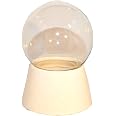 Kit Bricolage Boule à Neige DIY - Boule Verre 65mm - Socle Blanc - Boule à Neige à Faire Soi-Même 70015
