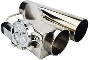 Mota Valve échappement Clapet contrôle électrique voiture 76 mm 3.0 pouces ligne tuyau tube silencieux sport racing télécommande inox chrome universel kit