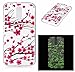 Produktbild Soft TPU Handyhülle Motorola Moto G4 Hülle Silikon Tiere Muster [Blumen] Ultra Slim Schutzhülle Wasserdicht Stoßfest Tasche Case Back Cover [Glanz nachts]
