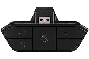 Demeras Stereo Headset Adapter Kopfh?rer Konverter f¡§1r One Game Controller Staubdicht mit Game Control und Stereo Sound Synchronisation