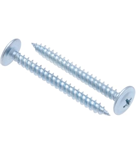 Dura-Screws 2-1/2" Self-Drilling Wood To Metal Screws - Gold Coated Rust Resistant (1 LB, 52 PCS)