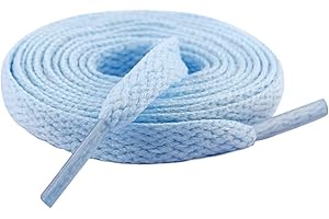 HQ-CLOUD Lacets Chaussures de Sport Plats et Larges 120 x 0.8 cm - Couleur Au choix