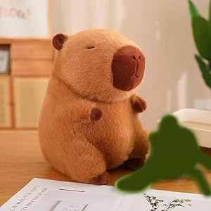 HUG 'n' FEEL SOFT TOYS – Capybara 25cm Soft Toy Plush Toy | Big Stuffed Animal | Ultra Soft, Huggable & Cuddly Gift for Kids, Girls, Boys | Perfect for Birthday, Valentine’s Day