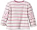 Eltern by Salt & Pepper Baby Girls 0-24m E Nb Sweat Yummy Nicki Stripe Striped Sweatshirt, Off-White (Ecru 015), 0-3 Months (Manufacturer size: 56)