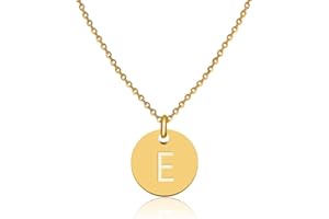 GD GOOD.designs EST. 2015 Collares para mujer con colgante iniciale oro I Collar letra - Longitud 40+5 cm - Cadena chapada en Oro 18k