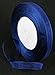 Produktbild 1 x 50 Meter Organzaband – Dark Navy Blau – 10 mm breit – 50 Meter Pro Rolle/Spule – 46 M