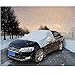 Auto Scheibenabdeckung Eisschutzfolien, 2win2buy Halbgarage Auto Hülle Schutzhülle Autoschutzdecke für Winter & Sommer Wetterfest Regenschutz Schneedicht 240x180x150cm, Grau
