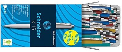 Schneider 3080 / K-15 Stylo bille Plusieurs coloris Lot de 50