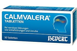 HEVERT Calmvalera Tabletten bei nervösen Störungen wie Schlafstörungen und Unruhe, 50 St. Tabletten