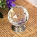 Produktbild Revesun 6Stk Transparent Kristall klar Glas Türknopf Möbelknopf Möbelknöpfe Möbelgriffe Möbelknauf Griff Knopf Schrankgriff Durchmesser 40mm