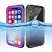 Produktbild HyFone iPhone XS X Wasserdicht Hülle - Ganzkörper IP68 Zertifiziert Wasserdicht Snowproof Staubdicht Shockproof Unterwasser mit Touchscreen-Schutz für 5,8" iPhone XS/X - [Lila]