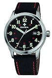 SWIZA Stoff-Armband Uhr Kretos Gent Quarzlaufwerk, Mehrfarbig, One Size