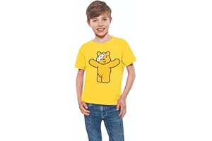 BRATATATMANIA Pudsey Day T-Shirt 2024 – Kids' School Spotty Bear Design for Children Event in Need, Perfect Tee for Boys & Girls