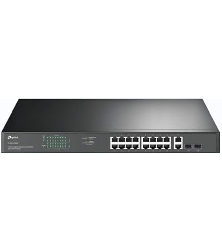 TP-Link TL-SG2218P | 16 Port Gigabit Smart Managed PoE Switch | 16