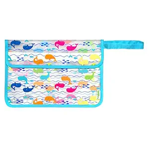 Green Sprouts Swim Diaper Wet Bag | Stores Wet Swim Diapers After use | Durable Material Made from Safer Plastic, for Multi-Purpose use, Reusable, Waterproof