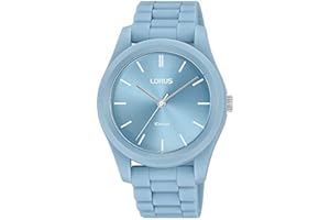 Lorus Damski analogowy zegarek kwarcowy z silikonową bransoletką