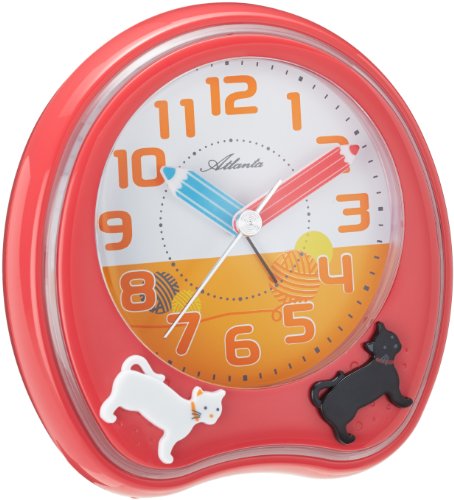 Atlanta Kinderwecker Analog rot 1719-1