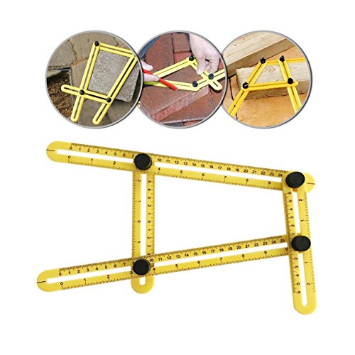 Angle-izer Vorlage Werkzeug, Mehrwinkel Lineal Vorlage Maßnahmen für Handymen, Bauherren, Handwerker