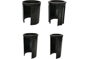 Land-Haus-Shop 4 x Reduzierungsstücke Schirmständer 48 38 32 25mm Sonnen Regen Schirm Ständer Reduzierung Reduzierringe für Granit Sonnenschirmständer und Bodenhülsen