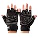 Produktbild BlueBeach® Men's Fitness-Training-Studio Handschuhe - geeignet für Fitness-Studio, Gewicht Training, Crossfit, Radfahren, Training, Übung in schwarz (M)