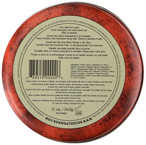 Reuzel Pomade Red Water Soluble High Sheen – 340 G - 3
