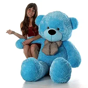 TEDSTREE 2 Feet/60cm Skin Friendly Ultra Soft Teddy Bear for Kids, Lovable Huggable Cute Soft Giant Teddy Bear for Girlfriends/Wife/Kids -(Blue -2 Feet/60cm)