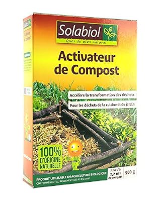 Solabiol SOACTI900 ACTIVATEUR DE Compost Naturel - PRÊT A l'emploi 900 G, Marron, 16 x 5 x 23 cm