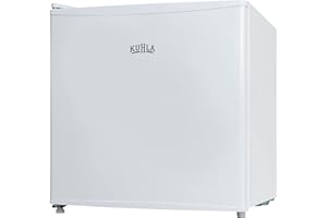 Kuhla KTTFZ5, 31L Table Top Freezer, Compact Size, Classic Design, Reversible Door, Removable Wire Shelf, Energy Efficient, White