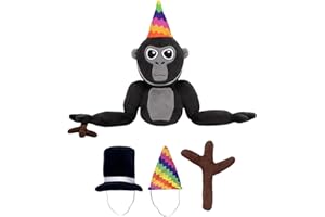Super JAKES Gorilla Tag Plush,2024 New Gorilla Tag Plüsch für Spiel Fans Geschenk,Niedliche Plüschtier Puppe für Kinder Erwachsene,Große Geburtstag und Urlaub Geschenke Wahl