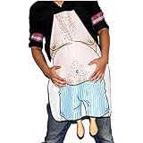 Ideal para cocinar, asar a la parrilla, BBQ al aire libre y cosplay uniforme y así sucesivamente, este delantal divertido fresco puede vivir el día y dar a usted y su familia una experiencia fantástica cocina