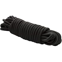 Cuerda De Goma Elástica 8mm X 10m - Con 25 Grapas, Resistente A La Intemperie, Ideal Para Camping, Lonas Y Carga